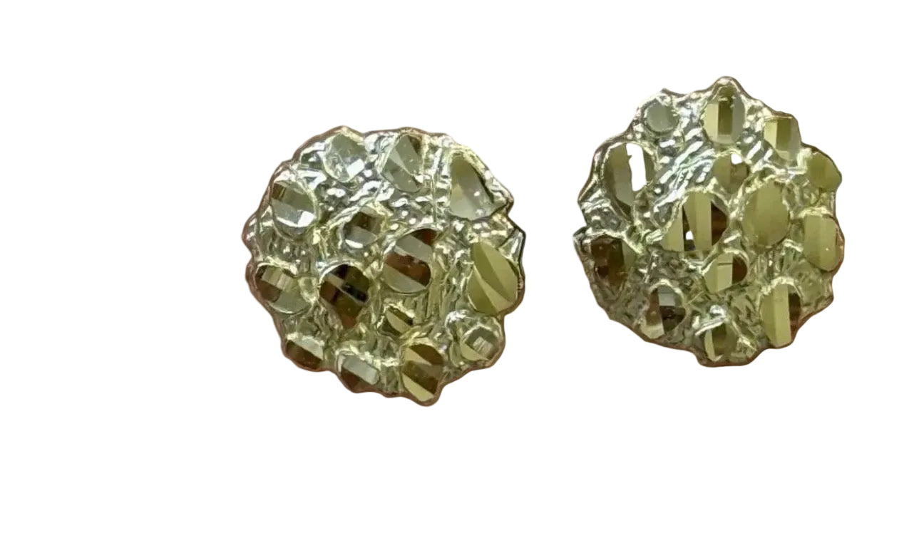 10k nugget earrings