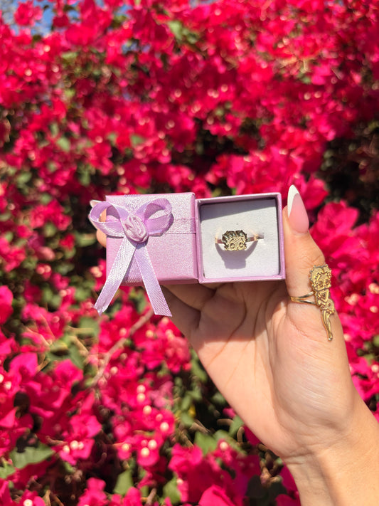 14k Betty Boop Ring
