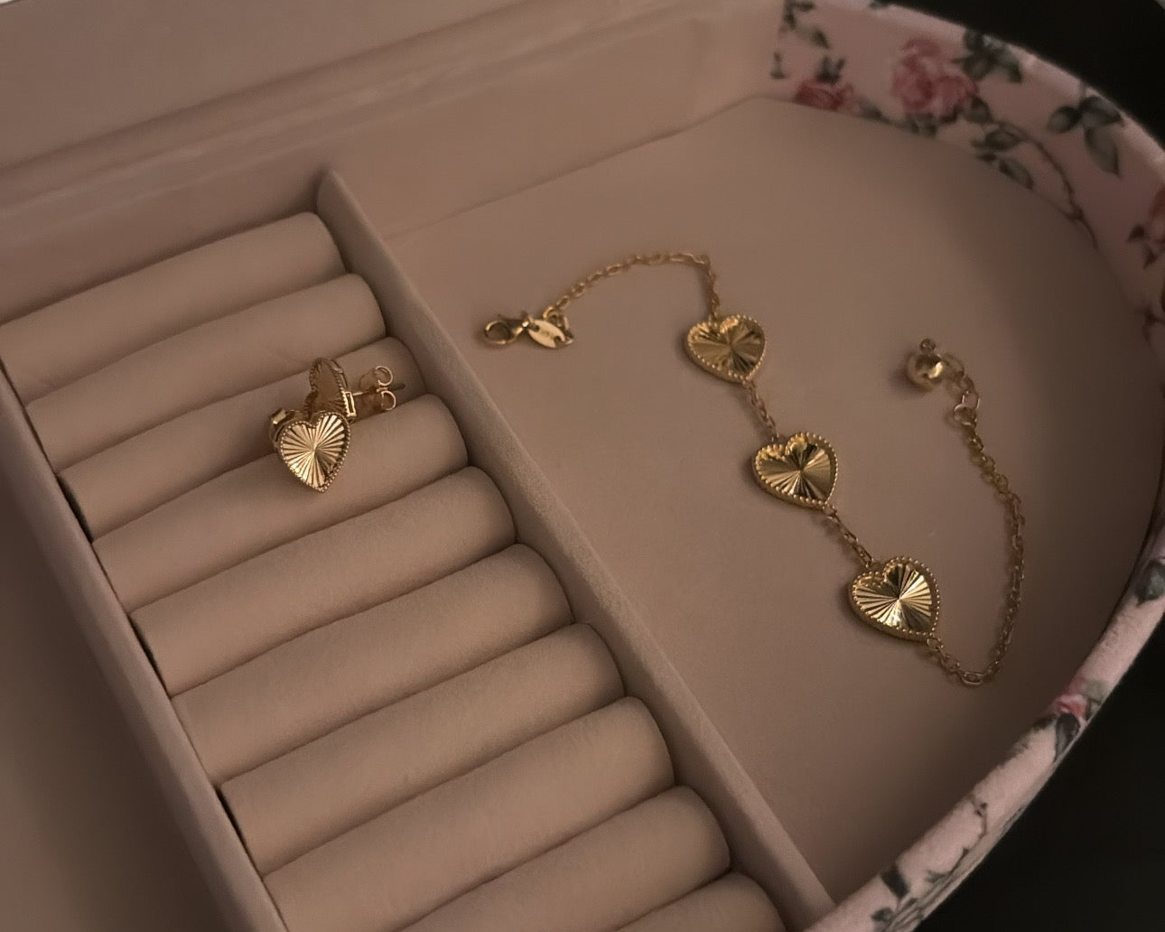 14k Luxury Heart bracelet